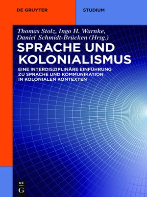 cover image of Sprache und Kolonialismus